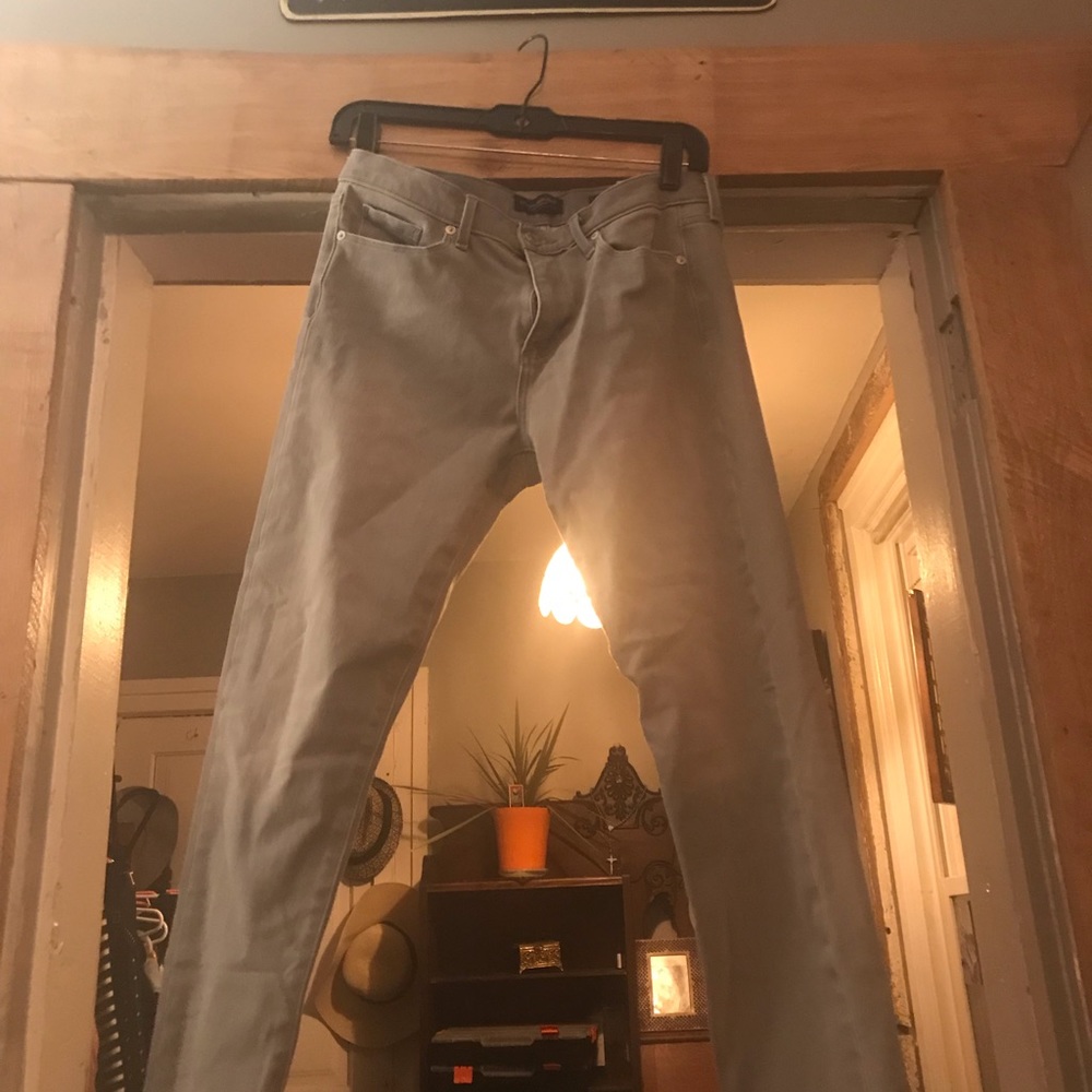 Gray jeans